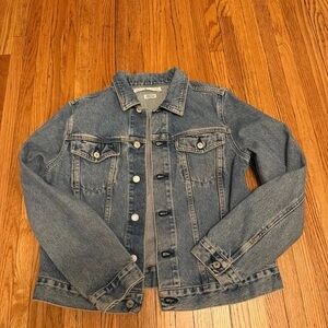 Women's Classic Mid-Blue Denim Jacket - Casual Jean Jacket